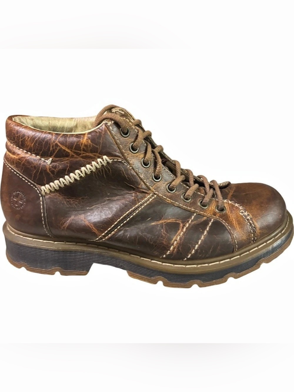Dr. Martens 12556 Leather Boots Brown US 8 Good